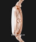 Emporio Armani Automatic AR60023 Ladies Silver Open Heart Dial Rose Gold Stainless Steel Strap-1