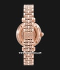 Emporio Armani Automatic AR60023 Ladies Silver Open Heart Dial Rose Gold Stainless Steel Strap-2