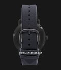 Emporio Armani Automatic AR60028 Men Black Skeleton Dial Black Leather Strap-2