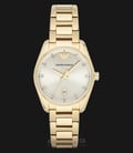 Emporio Armani AR6064 Champagne Sunray Dial Gold-tone Stainless Steel-0