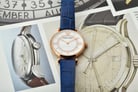 Emporio Armani Fashion AR80053 Ladies Mother Of Pearl Dial Blue Leather Strap + Gift Set-5