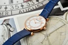 Emporio Armani Fashion AR80053 Ladies Mother Of Pearl Dial Blue Leather Strap + Gift Set-7