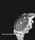 Emporio Armani Hybrid Smartwatch ART3007 Chronograph Black Dial Stainless Steel-1