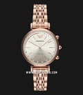 Emporio Armani Hybrid Smartwatch ART3026 Connected Ladies Rose Gold Stainless Steel Strap-0