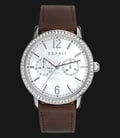 ESPRIT ES108092005 Kate Mother of Pearl Dial Brown Genuine Leather Band-0