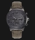 ESPRIT ES108231004 Theon Military Black Dial Green Genuine Leather Band-0