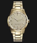 ESPRIT ES108842002 Ladies Gold Dial Gold-tone Stainless Steel Watch-0