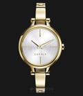 ESPRIT ES109102003 Ladies Silver Dial Gold-tone Stainless Steel Watch-0