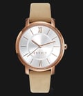 ESPRIT ES109532002 Ladies Silver Dial Stainless Steel Case Leather Strap-0