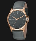 ESPRIT Essential ES1G034L0035 Men Grey Dial Grey Leather Watch-0