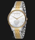 ESPRIT Love ES1L026M0235 Ladies Silver Glitter Dial Dual Tone Stainless Steel Watch-0