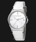 ESPRIT Drops ES1L032L0015 Ladies Silver Dial White Pearl Leather Watch-0