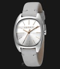 ESPRIT Infinity ES1L038L0015 Ladies Silver Dial Grey Leather Watch-0