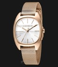 ESPRIT Infinity ES1L038M0105 Ladies Silver Dial Rose Gold Stainless Steel Watch-0