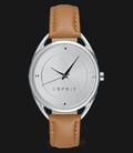 ESPRIT ES906552002 Ladies Silver Dial Stainless Steel Case Leather Strap-0