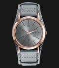 ESPRIT ES906582001 Analog Ladies Grey Dial Grey Leather Watch-0
