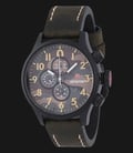 Expedition E6678-MCLIPBAIV Man Black Dial Leather Strap-0