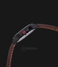 Expedition E 6339 BF LIPBAIV Ladies Black Dial Brown Leather Strap-1