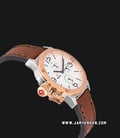 Expedition E 6339 BF LTRSL Ladies White Dial Brown Leather Strap-1