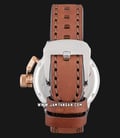 Expedition E 6339 BF LTRSL Ladies White Dial Brown Leather Strap-2