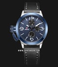 Expedition E 6339 BF LTUBU Ladies Blue Dial Blue Leather Strap-0