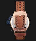 Expedition E 6339 BF LURBU Ladies Blue Dial Brown Leather Strap-2