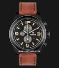 Expedition E 6356 MC LIPBAYL Chronograph Man Black Dial Brown Leather Strap-0