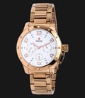Expedition E 6381 BF BRGSLSL Ladies White Dial Rose Gold Stainless Steel-0