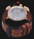 Expedition EXF-6381-MCLBRBA Man Black Dial Brown Leather Strap-2
