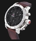 Expedition EXF-6381-MCLSSBAIVBO Man Black Dial Brown Leather Strap-1