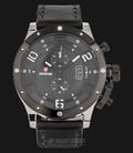 Expedition E 6381 MC LTBBABA Men Chronograph Black Dial Leather Strap-0