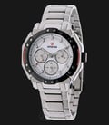 Expedition E 6385 BF BTBSL Ladies White Dial Stainless Steel-0