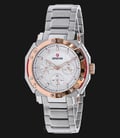 Expedition E 6385 BF BTRSL Ladies White Dial Stainless Steel-0