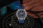 Expedition E 6385 BF BURBU Ladies Blue Dial Blue Stainless Steel-3