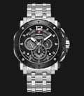 Expedition Chronograph E 6402 BC BTBBA Men Black Dial Stainless Steel Strap-0