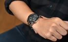 Expedition Chronograph E 6402 BC BTBBA Men Black Dial Stainless Steel Strap-6
