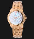 Expedition E 6402 BF BRGSL Ladies White Dial Rose Glod Stainless Steel-0