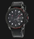 Expedition EXF-6603-MCLIPBARE Chronograph Man Black Dial Black Leather Strap-0