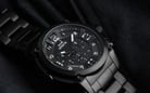 Expedition Chronograph E 6605 MC BIPBASL Black Dial Black Stainless Steel Strap-4