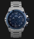 Expedition Chronograph E 6605 MC BTUBU Men Blue Dial Stainless Steel Strap-0