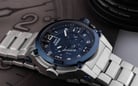 Expedition Chronograph E 6605 MC BTUBU Men Blue Dial Stainless Steel Strap-4