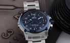 Expedition Chronograph E 6605 MC BTUBU Men Blue Dial Stainless Steel Strap-5