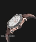 Expedition E 6606 BF LGRSL Ladies Mother of Pearl Dial Brown Leather Strap-1