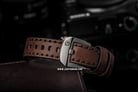 Expedition E 6606 BF LGRSL Ladies Mother of Pearl Dial Brown Leather Strap-5