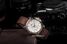 Expedition E 6606 BF LTRSL Ladies Mother of Pearl Dial Brown Leather Strap-3
