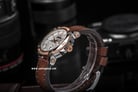 Expedition E 6606 BF LTRSL Ladies Mother of Pearl Dial Brown Leather Strap-4
