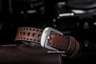 Expedition E 6606 BF LTRSL Ladies Mother of Pearl Dial Brown Leather Strap-5