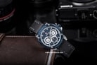 Expedition E 6606 BF LTUBU Ladies Blue Dial Black Leather Strap-3