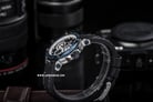 Expedition E 6606 BF LTUBU Ladies Blue Dial Black Leather Strap-4