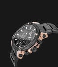 Expedition E 6606 MC BBRBA Chronograph Men Black Dial Rose Gold Case Black Stainless Steel Strap-1